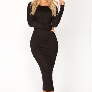 Black Midi Dress
